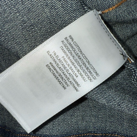 Polo Ralph Lauren long sleeve button down Dark Wash Denim Shirt Dress SZ 6 - Picture 5 of 8